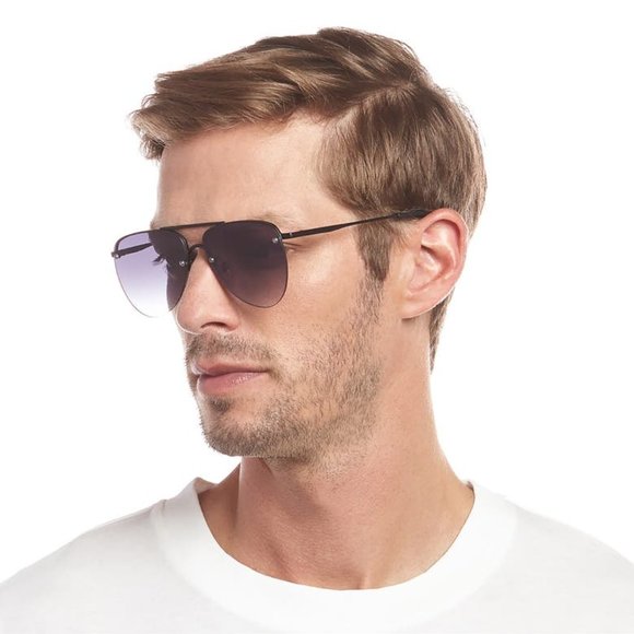 Le Specs The Prince Aviator Sunglasses - Picture 4 of 8